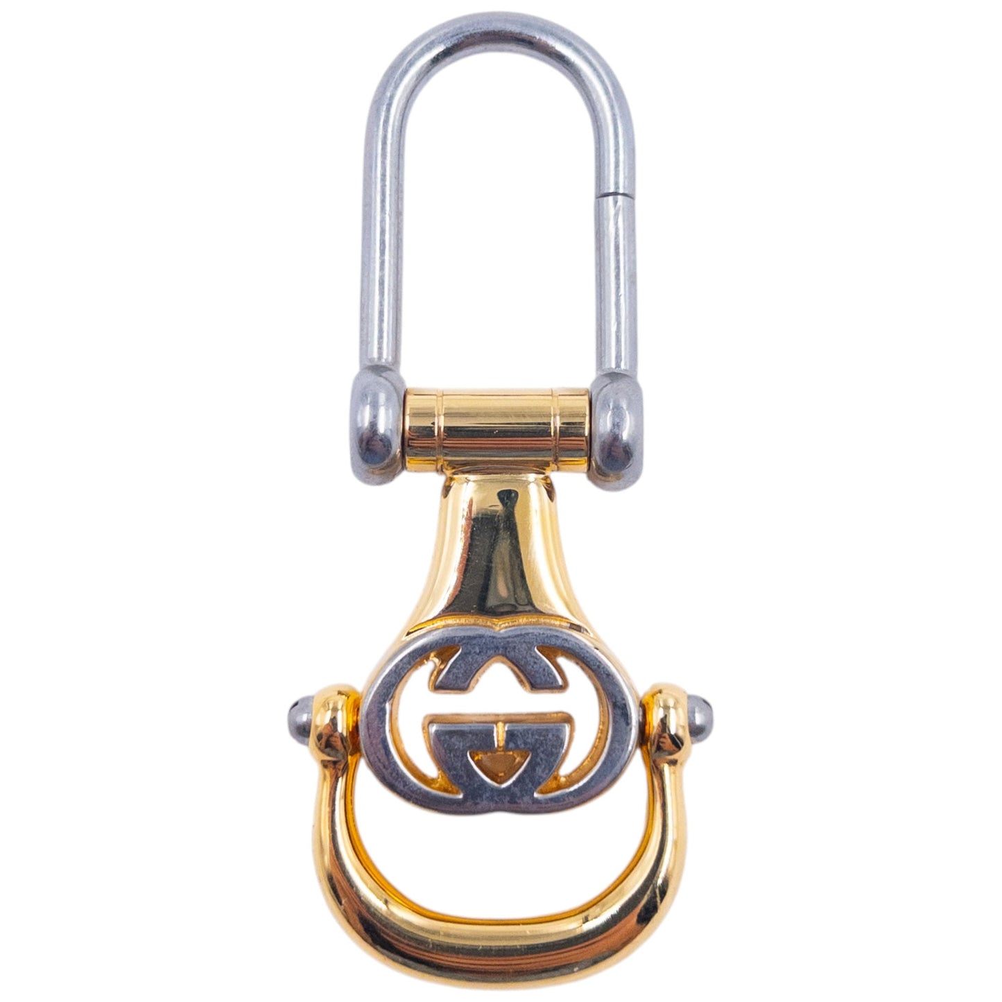 Vintage 80s Gucci Cut-Out Keyring | O/S, Gold