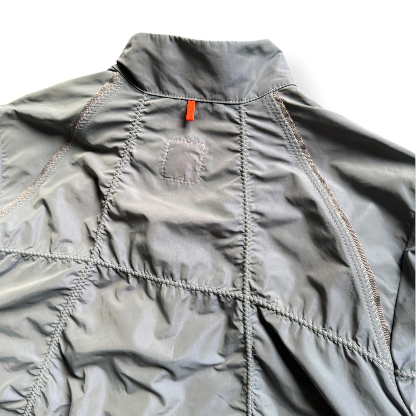 2000's Hugo Boss 'Orange' Iridescent Nylon Bomber (M) | Medium, Blue