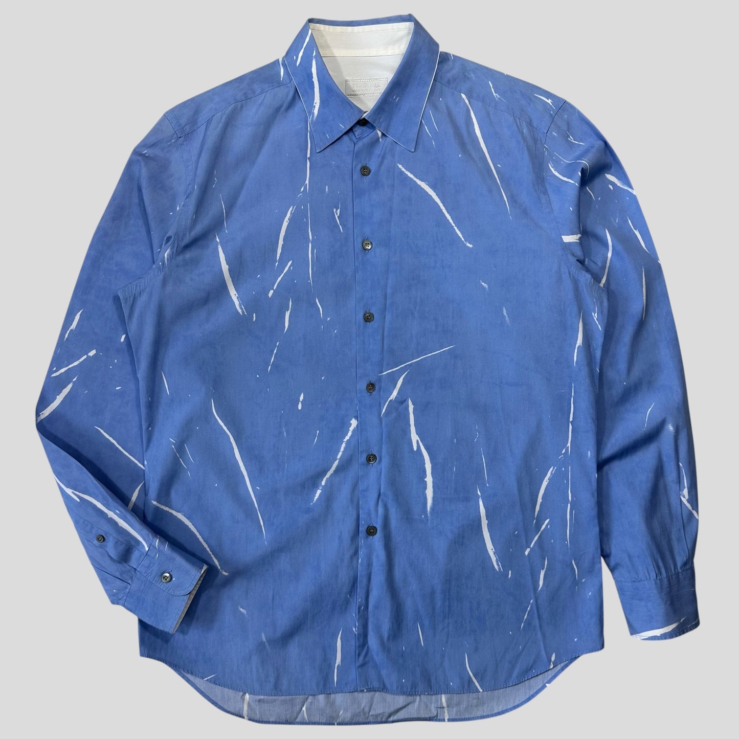 Prada Milano 00’s Sublimation Sky Blue Acid Print Shirt - L | Default Title, Multicoloured