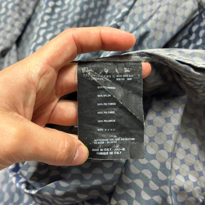 Prada Sport 2008 Geometric Shadow Print Nylon Jacket - M