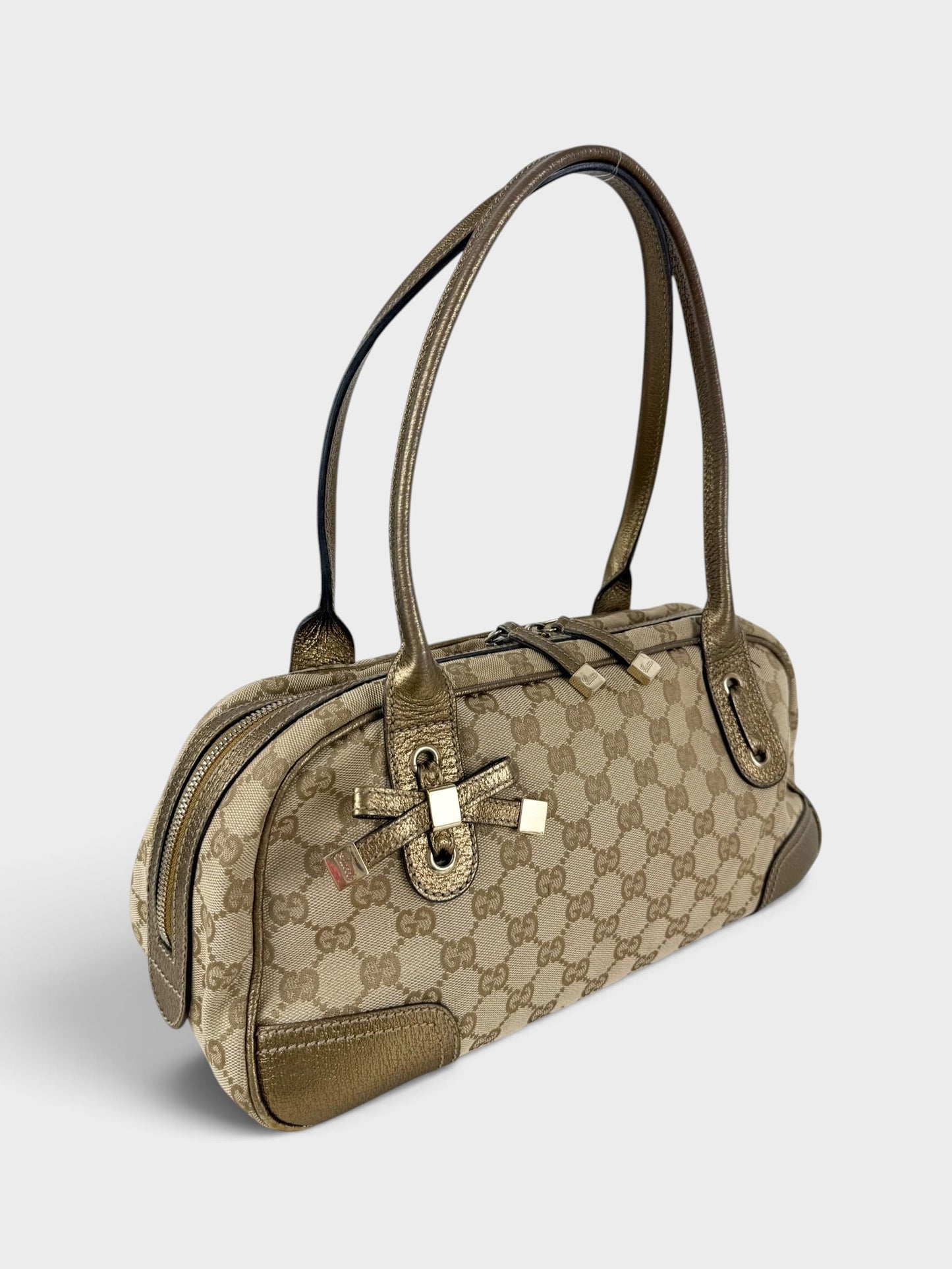 2000s Gucci GG Monogram Princy Handbag | O/S, Beige