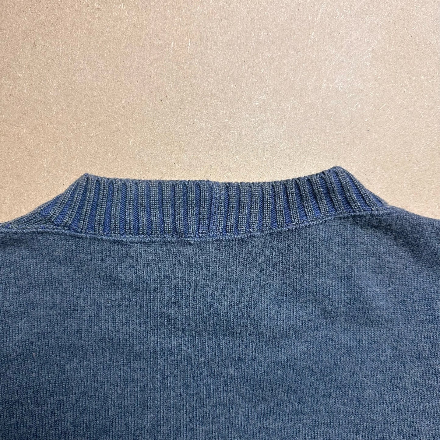 A/W Petrol Blue Mini Compass Logo Sweater