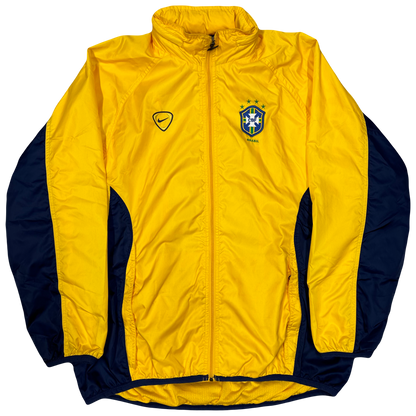 Nike Brazil 2001 Tracksuit In Yellow & Navy ( M )