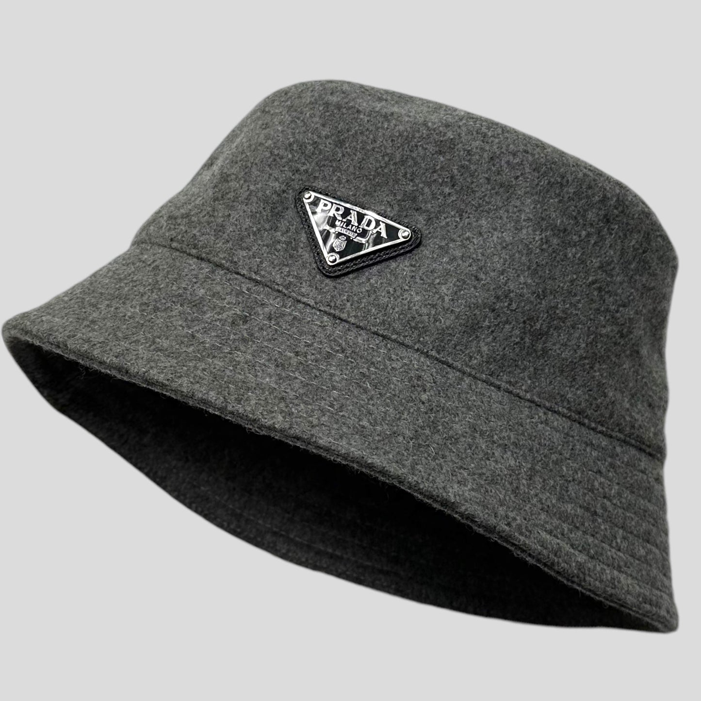 Prada Milano Wool Bucket Hat - M/L