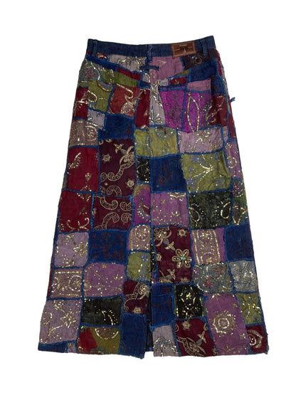 S/S 1999 Jean Paul Gaultier patchwork skirt