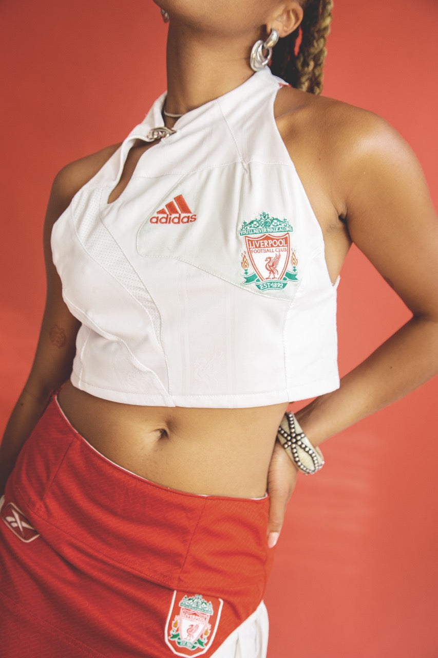 VT Rework: Liverpool FC 'Gerrard 8' Belted Halter Two Piece SC: 6347