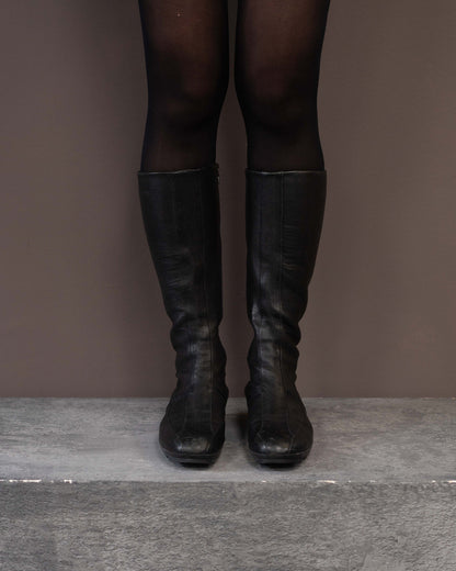 PRADA BOXING BOOTS (EU 39.5) | DEFAULT TITLE, Black