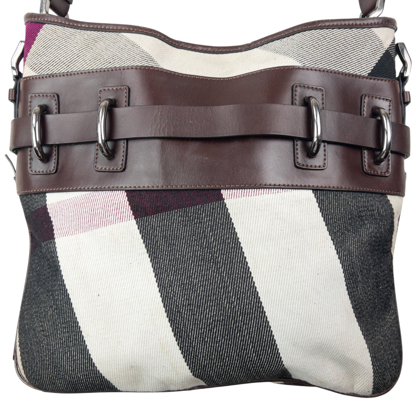 Vintage 2000s Burberry Nova Check Shoulder Bag | O/S, Brown, Black, Cream