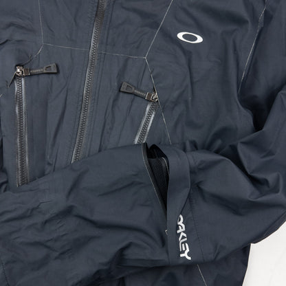 Oakley Zip Up Waterproof Jacket Size XL | XL, Black