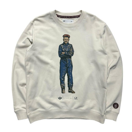 CP Company Adidas Spezial Pullover | Large, Cream