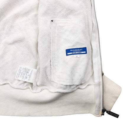 Vintage Burberry Blue Label Nova Check Zip Up Hoodie Womens Size S