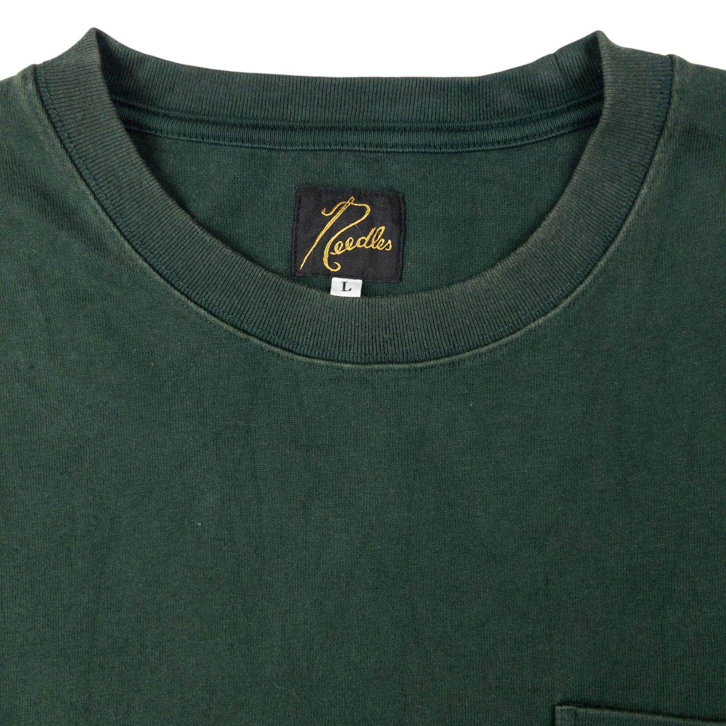 Vintage Needles Embroidered T Shirt Size L