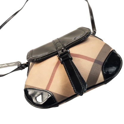 Vintage 2000s Burberry Nova Check Crossbody Bag | O/S, Beige