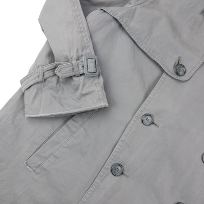 Vintage 80s YSL Yves Saint Laurent Trench Jacket Size M | Medium, Grey