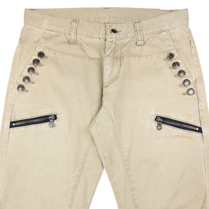 Vintage PPFM Zip Leg Trousers Size W32