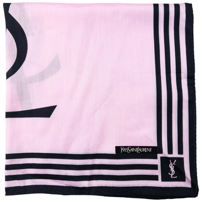 Vintage YSL Yves Saint Laurent Silk Scarf | O/S, Pink