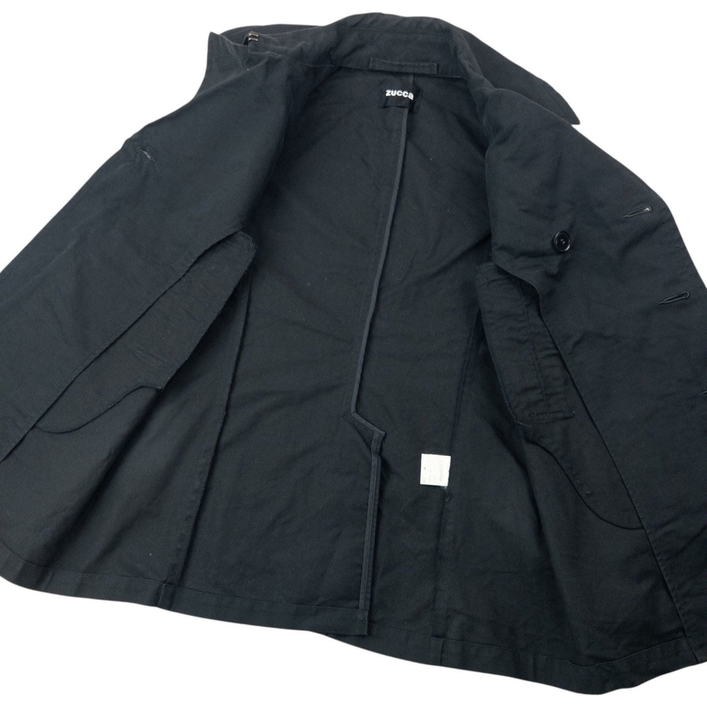 Vintage 2000s Cabane De Zucca By Issey Miyake Button Up Jacket Womens Size S | Small, Black