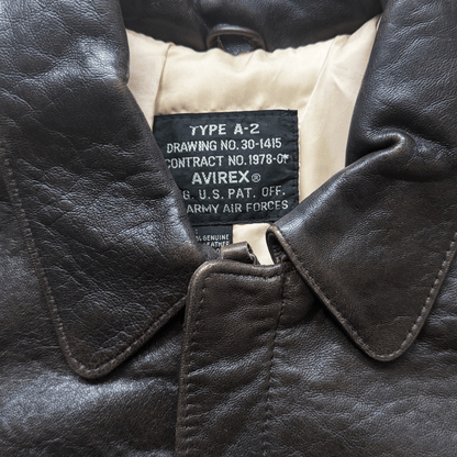Avirex 'Second Chance' 1992 A2 Leather Flight Jacket - S / M | S / M, Red