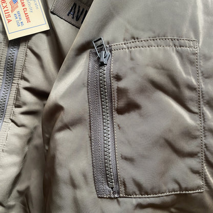 Avirex Padded Bomber Jacket With Hood - L