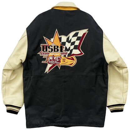 Avirex Leather Varsity Jacket - M / L