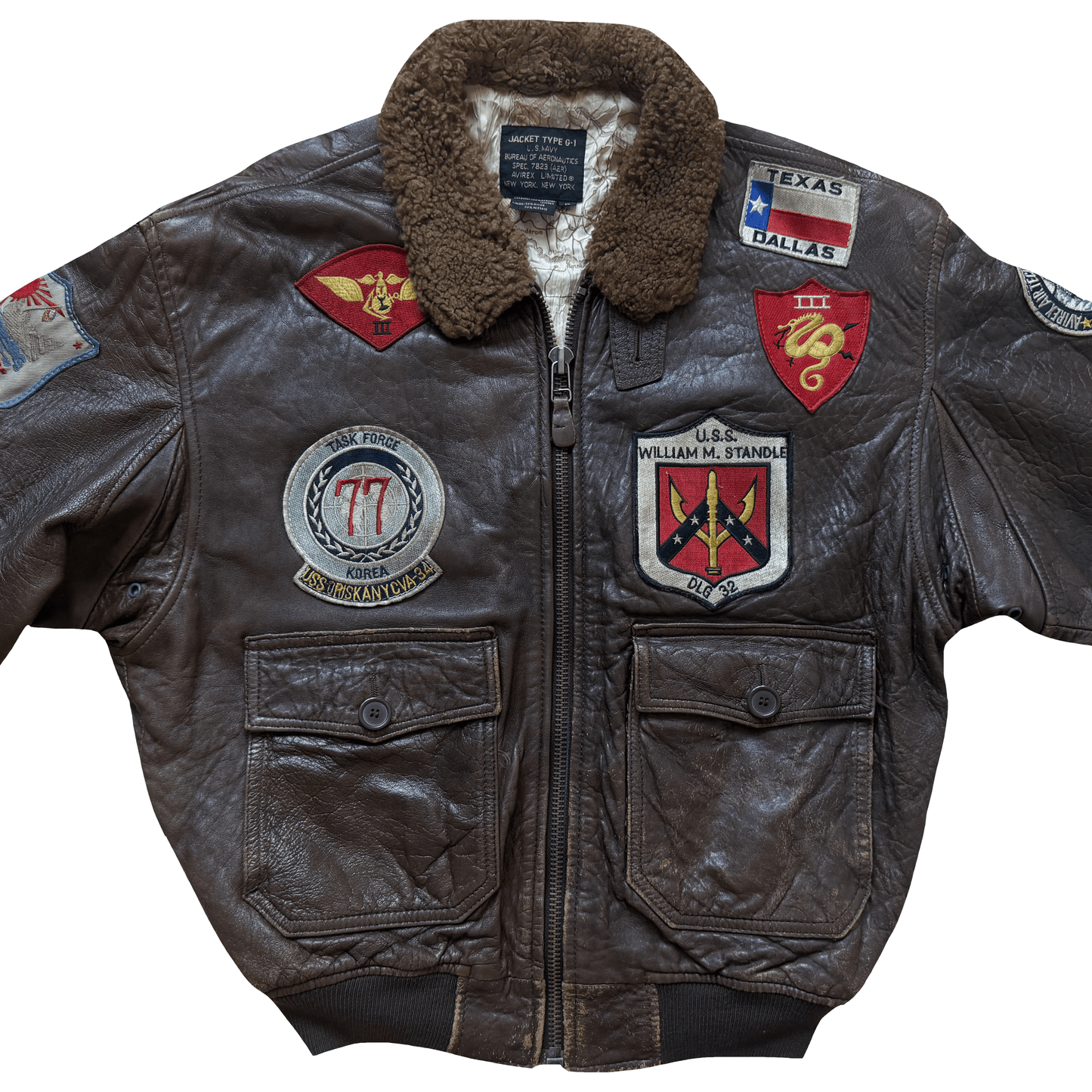 Avirex 1987 Top Gun G-1 Flight Jacket - S/M | S/M, Brown