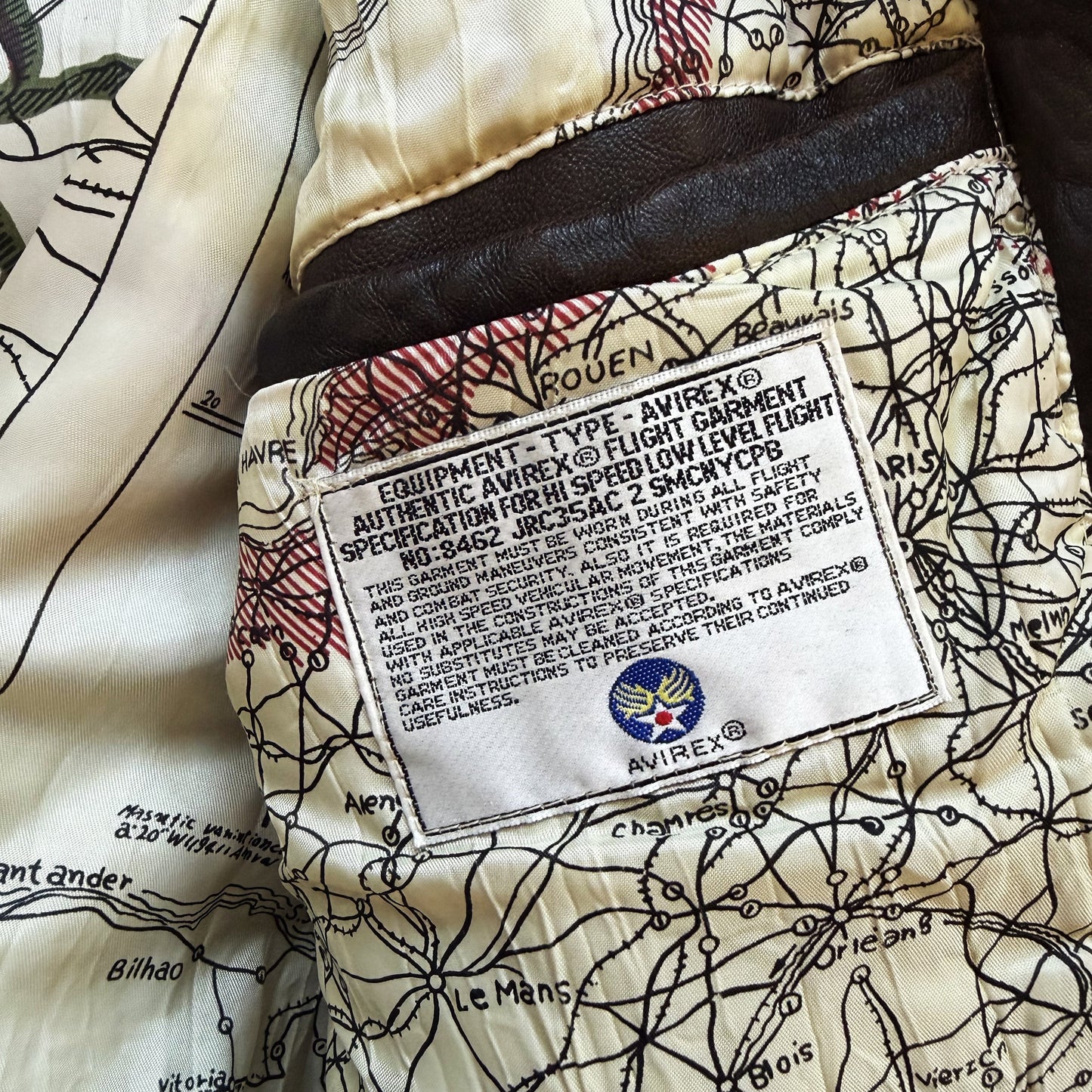 Avirex Top Gun G-1 Flight Jacket Original - L