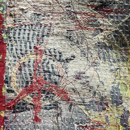 Boro Bandana Sashiko Distressed Jeans - W34"