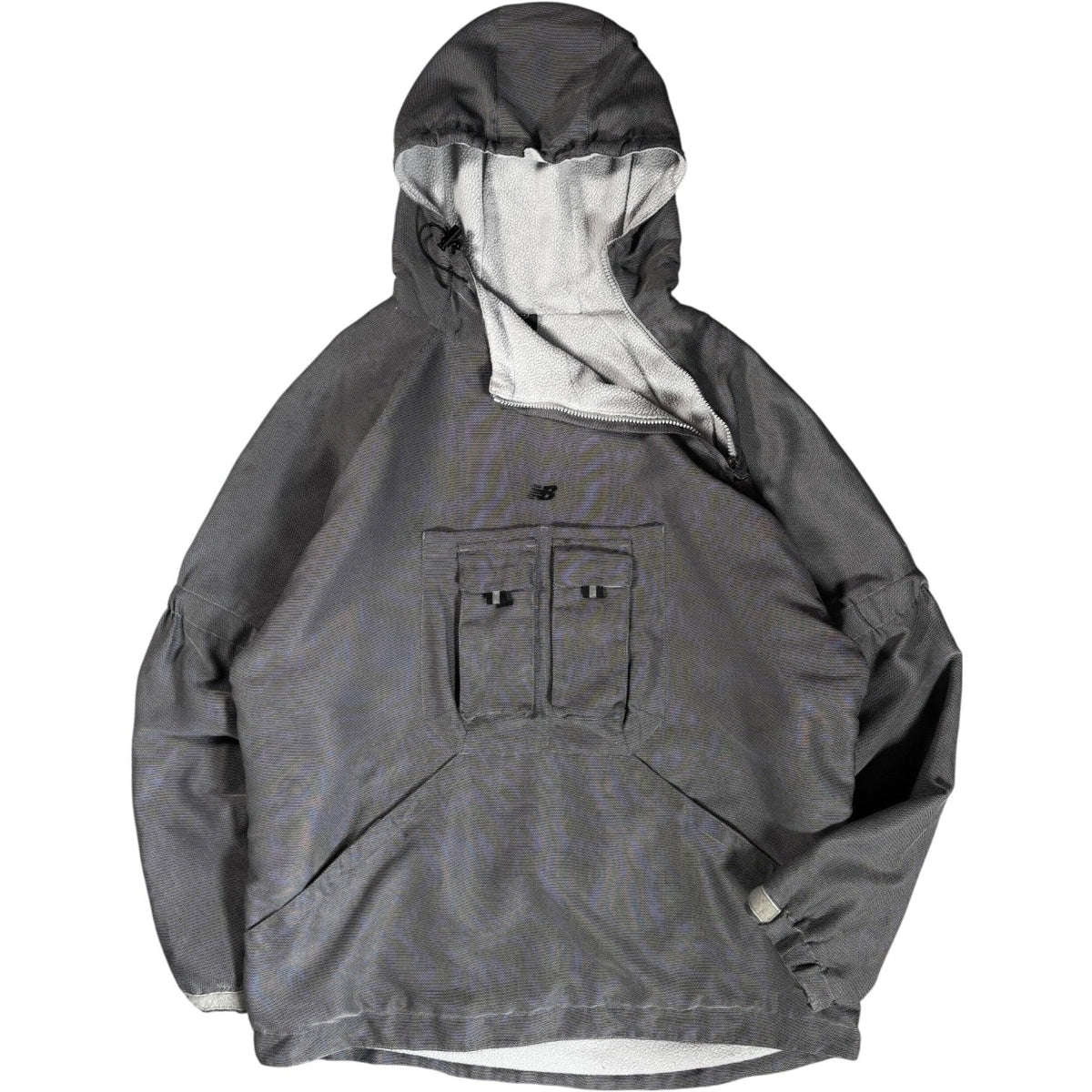 New Balance 00’s Iridescent Asymmetric Cargo Pocket Jacket L | Large, Grey