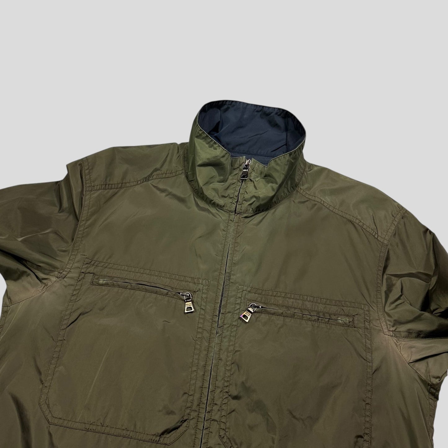 Prada Sport 00’s Nylon Reversible D-ring Field Jacket - IT52 (M/L) | Default Title, Multicoloured