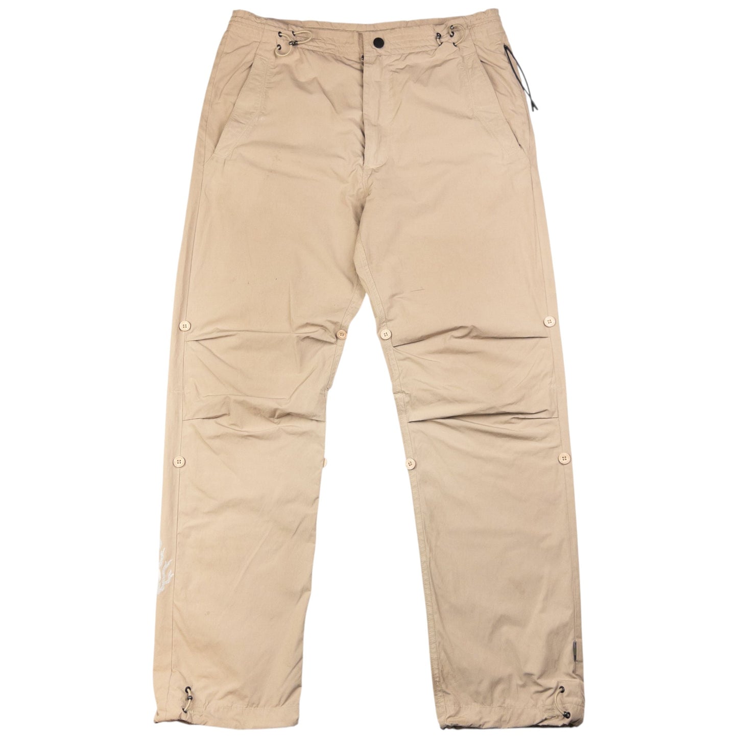 Vintage Maharishi Embroidered Dragon Roll Up Trousers Size M