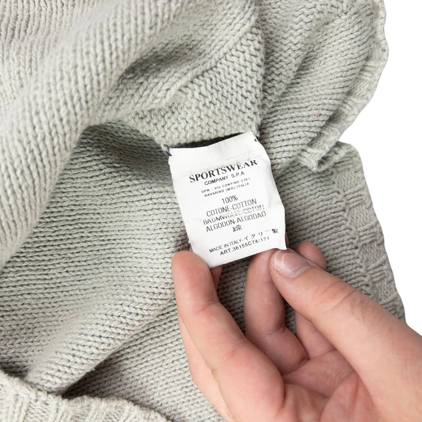 Vintage Stone Island Knitted Jumper Size M