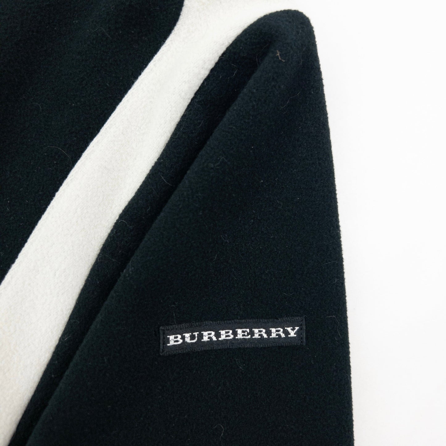 Vintage 2000s Burberry Golf Q Zip Fleece Sweatshirt Size M | Medium, Black