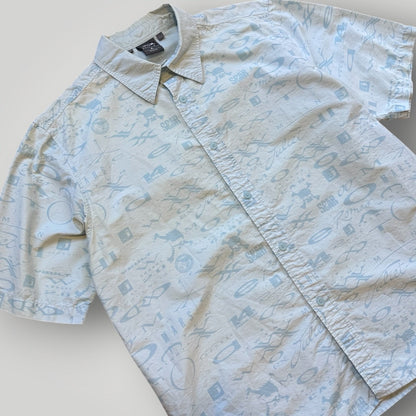 2000's Oakley Software Monogram Short Sleeve Shirt L