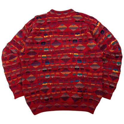 Vintage Coogi Wool Knit Aztec Jumper Size M