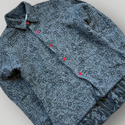 Y's by Yohji Yamamoto 90's Wool Floral Shirt 3