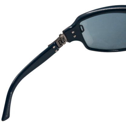 Vintage 2000s Gucci Buckle Sunglasses | O/S, Navy