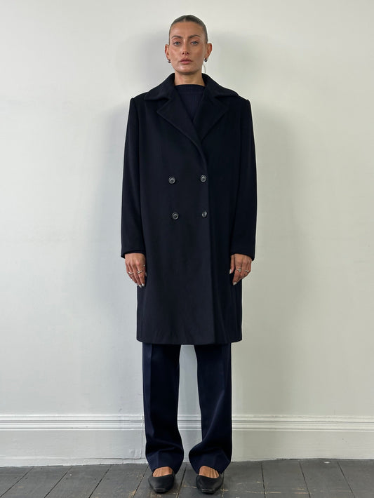 Loro Piana Pure Wool Double Breasted Coat - L/XL