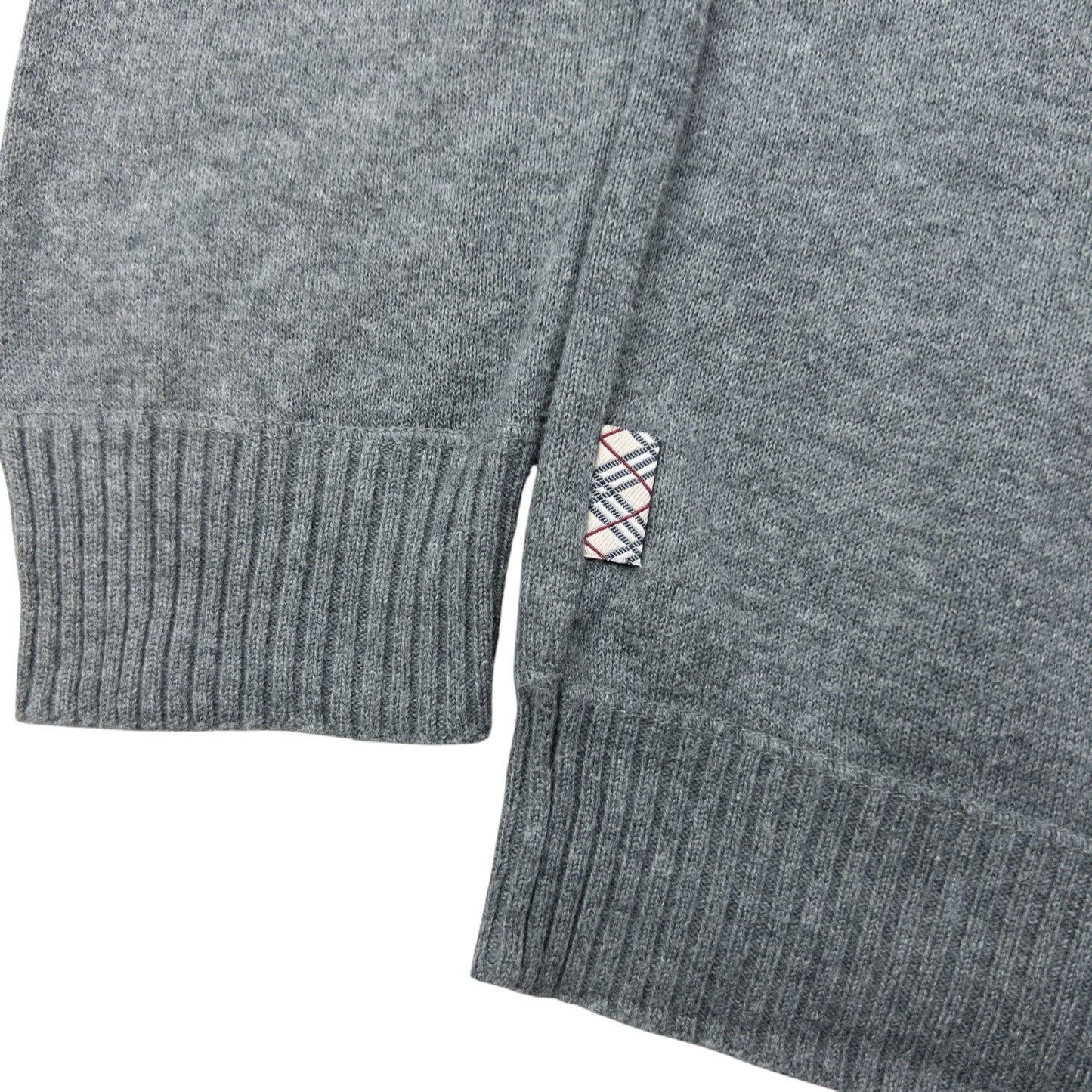 Vintage 2000s Burberry Lightweight Jumper Womens Size M | Medium, Grey