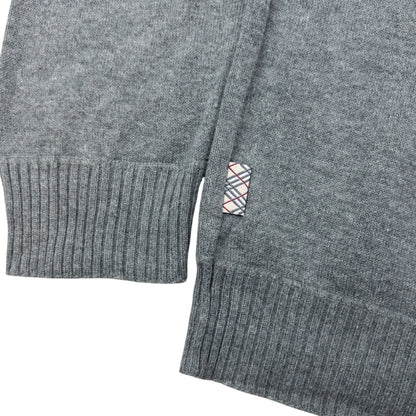 Vintage 2000s Burberry Lightweight Jumper Womens Size M | Medium, Grey