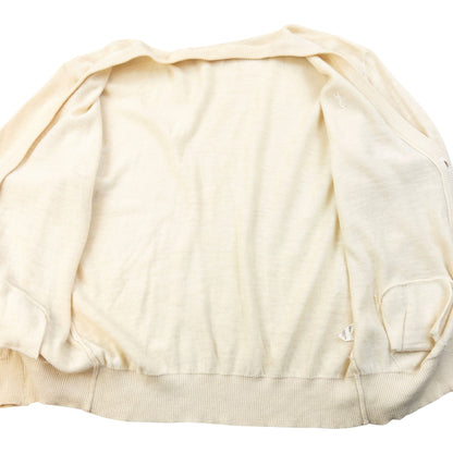 Vintage 80s YSL Yves Saint Laurent Cardigan Size S | Small, Cream