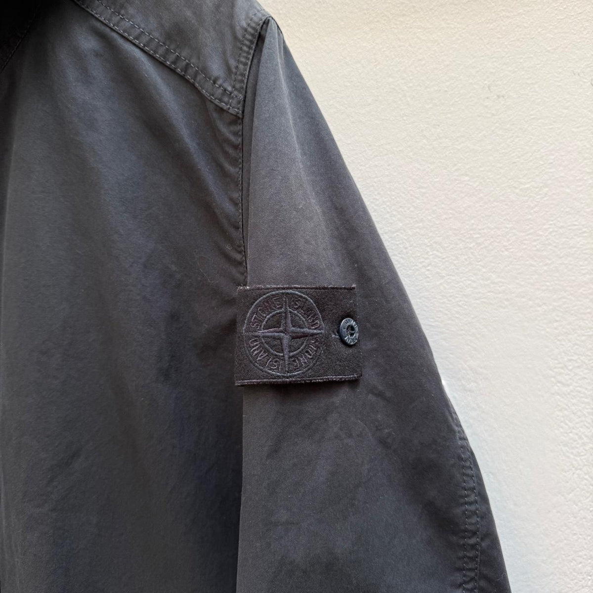 Stone Island Weather Proof Cotton Ghost Parka Jacket (M) | Medium, Deep Navy Blue