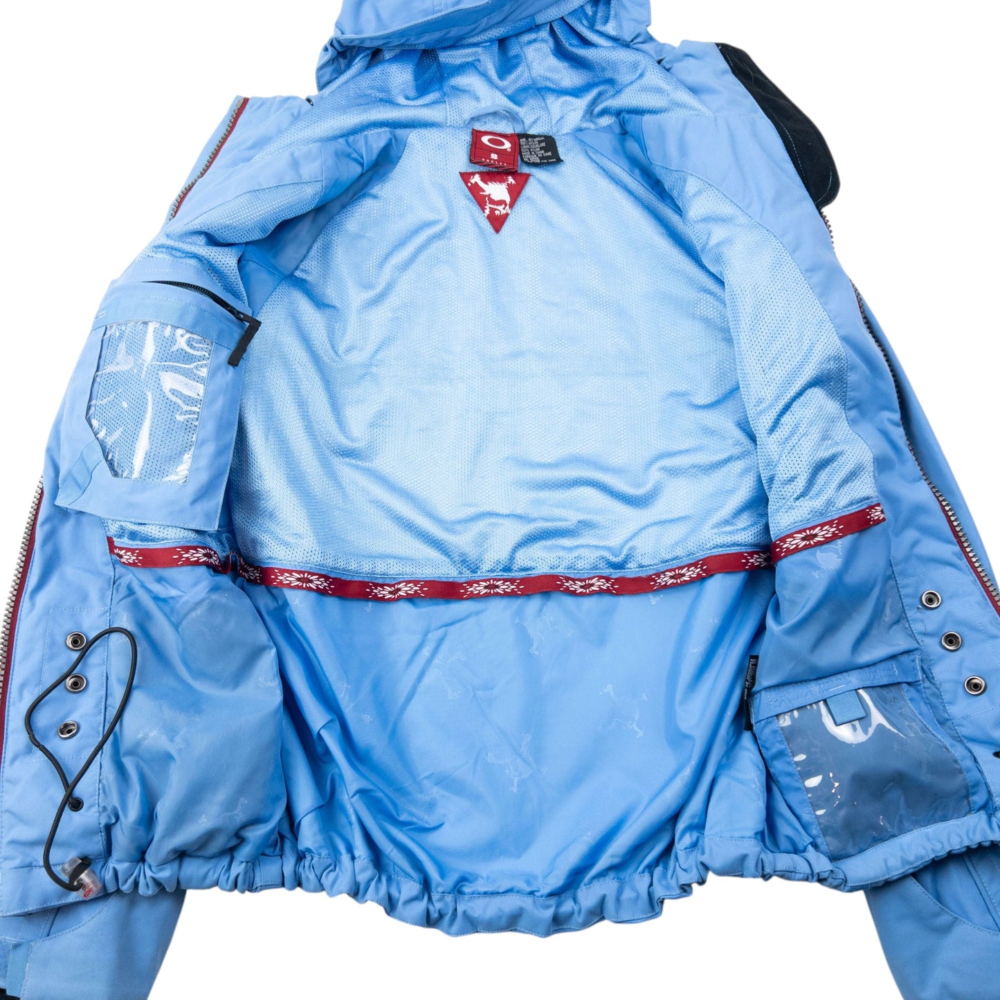 Vintage 90s Oakley Zip Up Snowboarding Jacket Size S | Small, Blue
