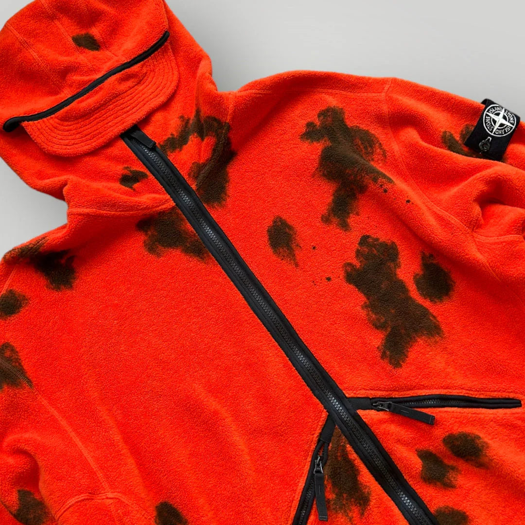 Stone Island SS/24 Hand Sprayed Zip Up Fleece XL