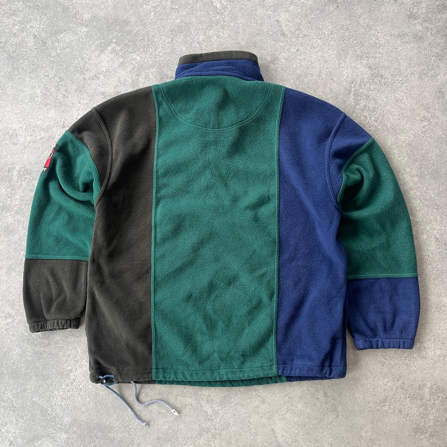 Polo Sport Ralph Lauren 1990s heavyweight 1/4 zip colour block fleece (L)