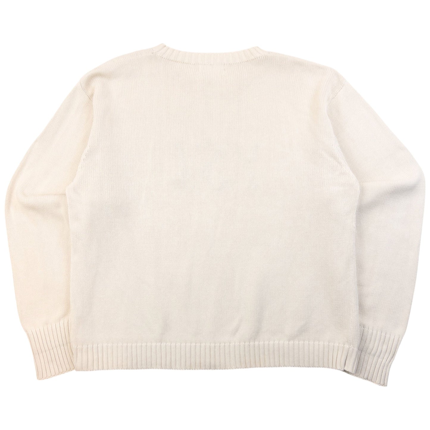 Vintage 2000s YSL Yves Saint Laurent Knit Jumper Size L | Large, Blue