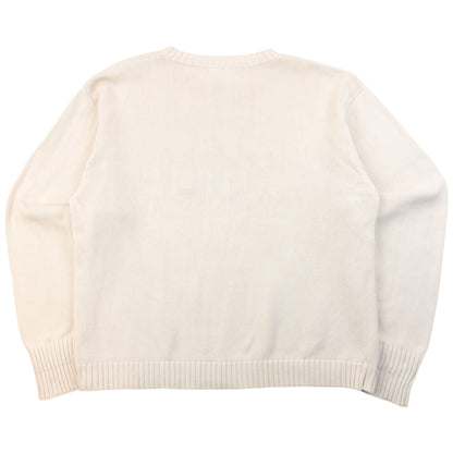 Vintage 2000s YSL Yves Saint Laurent Knit Jumper Size L | Large, Blue