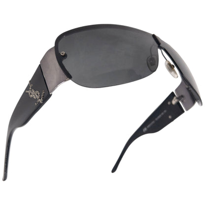Vintage 2000s YSL Yves Saint Laurent Diamanté Sunglasses | O/S, Black