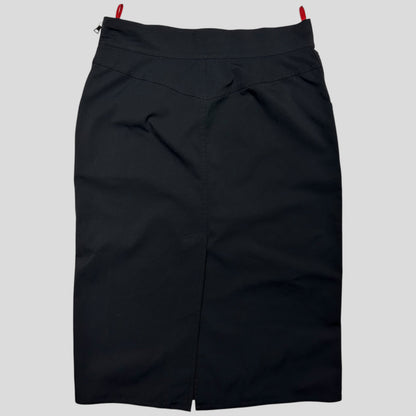 Prada Sport 00’s Nylon Stretchy Cargo Pencil Skirt - IT44 | Default Title, Black