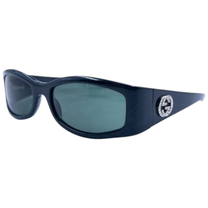 Vintage 2000s Gucci By Tom Ford Diamanté Sunglasses | O/S, Black