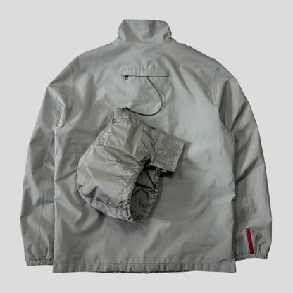 Prada Sport 00’s Aluminum Goretex Stash Pocket Harrington Jacket - IT52 (L)